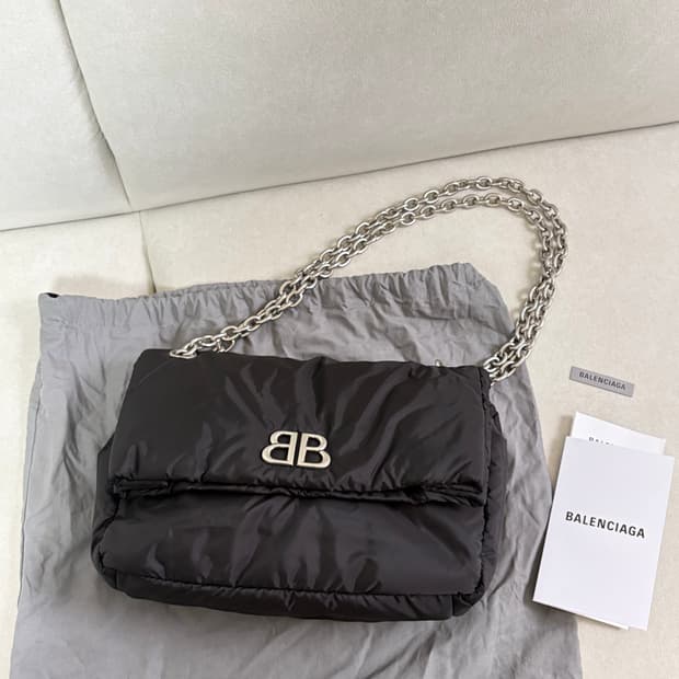 [새상품 정품] 발렌시아가 모나코 스몰 나일론 크로스백