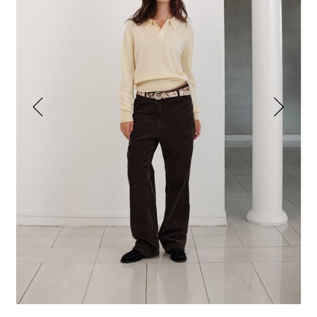 더바넷 폴로 니트 옐로우버터