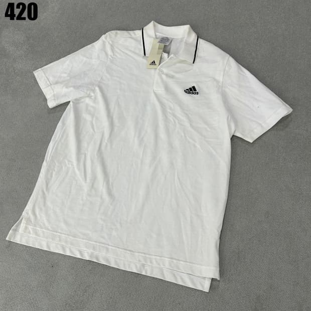 아디다스 화이트 반팔티셔츠