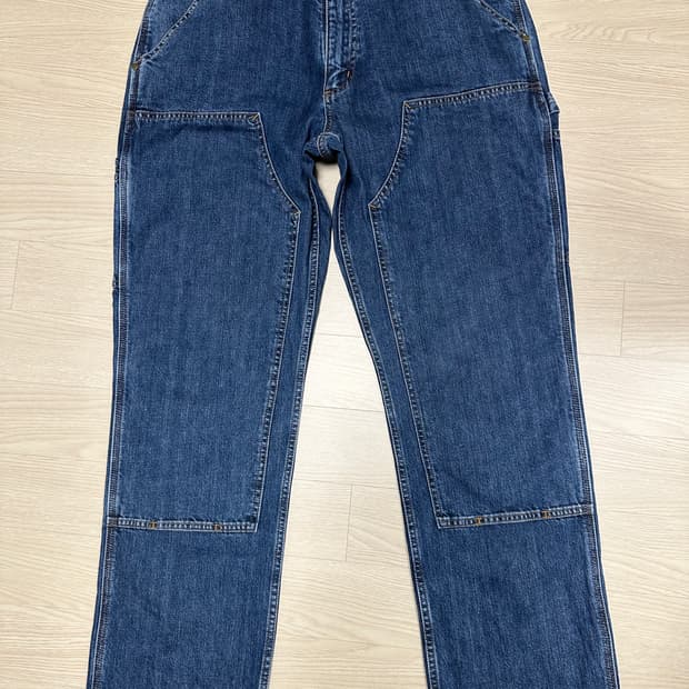 칼하트 더블니 청바지 33x32