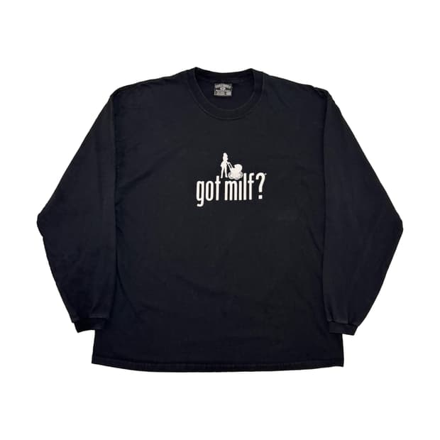 00‘s got milf? 롱슬리브 티셔츠