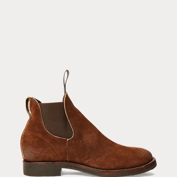 RRL 콩그레스 러프아웃 스웨이드 첼시 부츠 10d 