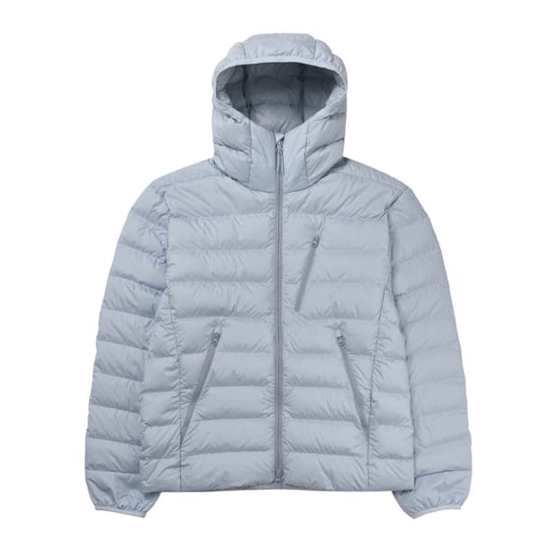 [S] 무신사 스탠다드 시티 레저 후드 라이트 다운 자켓 클라우디 블루