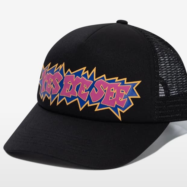 Yeseyesee pop trucker cap black