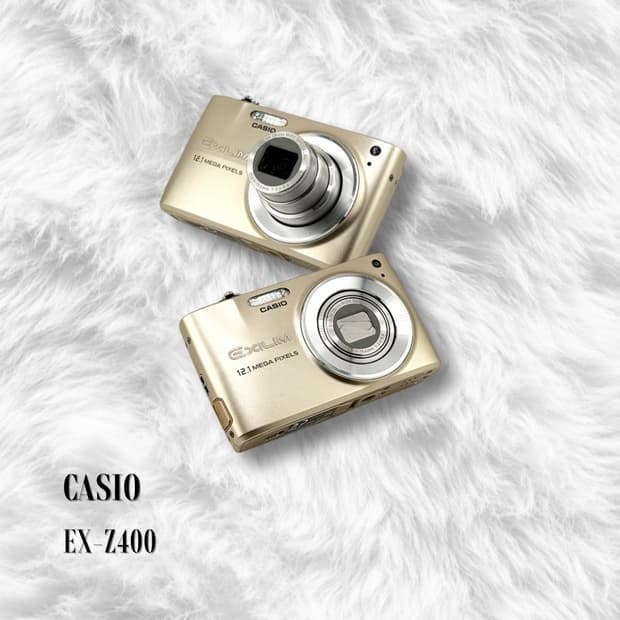 [수채감성] CASIO 카시오 엑슬림 EX-Z400 레트로 디지털 카메라