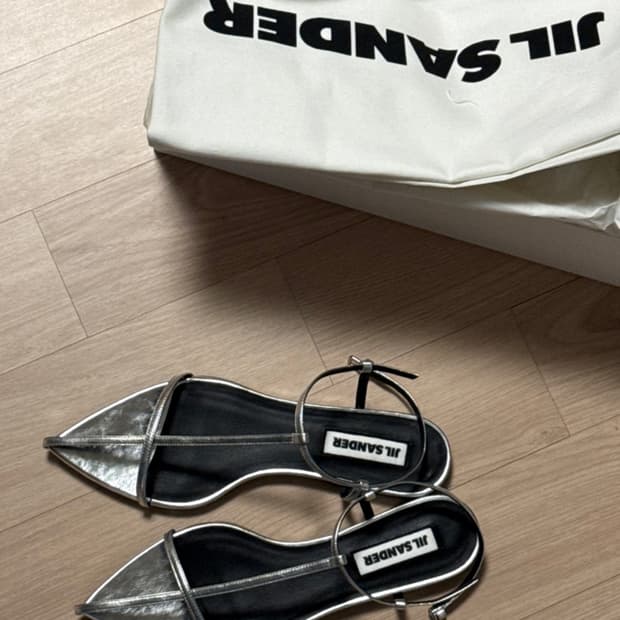 질샌더 케이지 샌들 jilsander 37.5 새상품