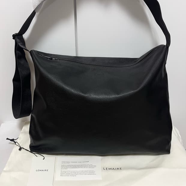 르메르 25fw 라지 폴리오 백/다크 초콜렛