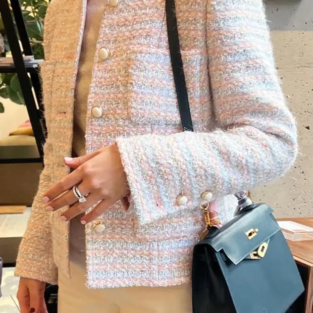 쎄모먼 액트3 트위드 자켓