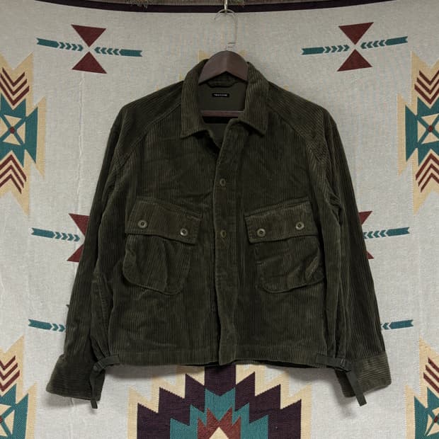 프릭스스토어 코듀로이 크롭자켓 