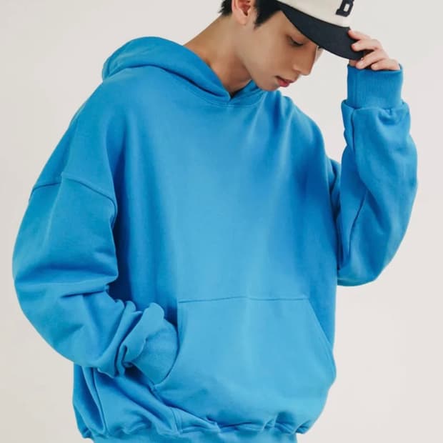 제멋 후드 터콰이즈 블루