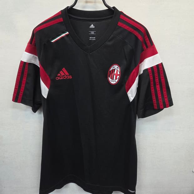 아디다스 ac 밀란 14 15 져지 기능성 반팔 L