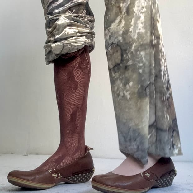 Merrell 가죽 브라운 플랫슈즈