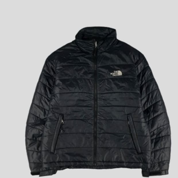 노스페이스 경량 패딩 자켓 블랙