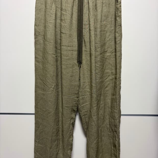 일레브 Yleve 25ss 린넨 포플린 트라우저 khaki