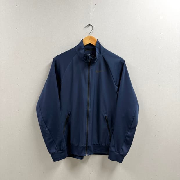 남성 100 L / 나이키 드라이핏 트레이닝 집업 네이비