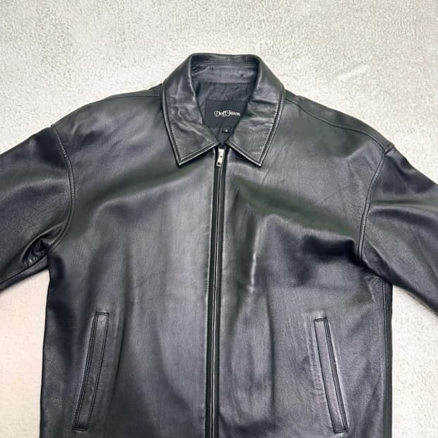 도프제이슨 램스킨 싱글자켓  가죽자켓