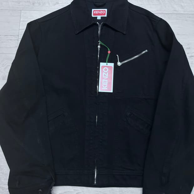 Kenzo 겐조 Lee 91B 복각 블랙 데님 자켓 M