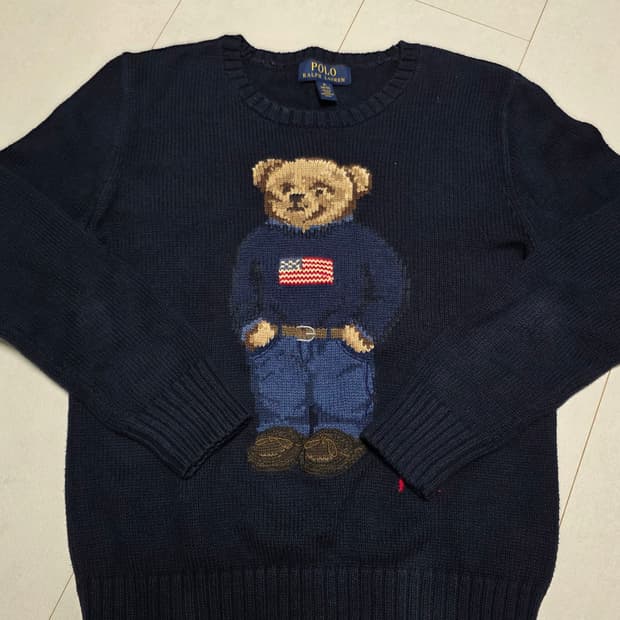 폴로 베어 니트 곰돌이 니트 m 여성44