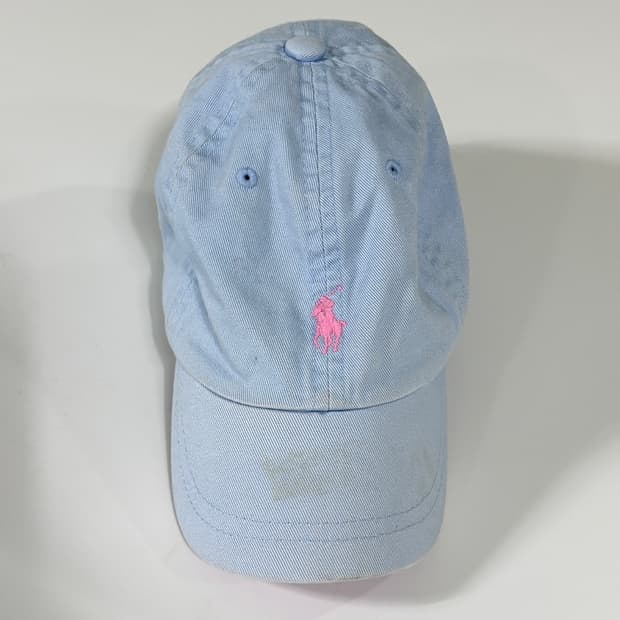 폴로 랄프로렌(PoloRalphLauren) 빈티지 라이트 블루 볼캡