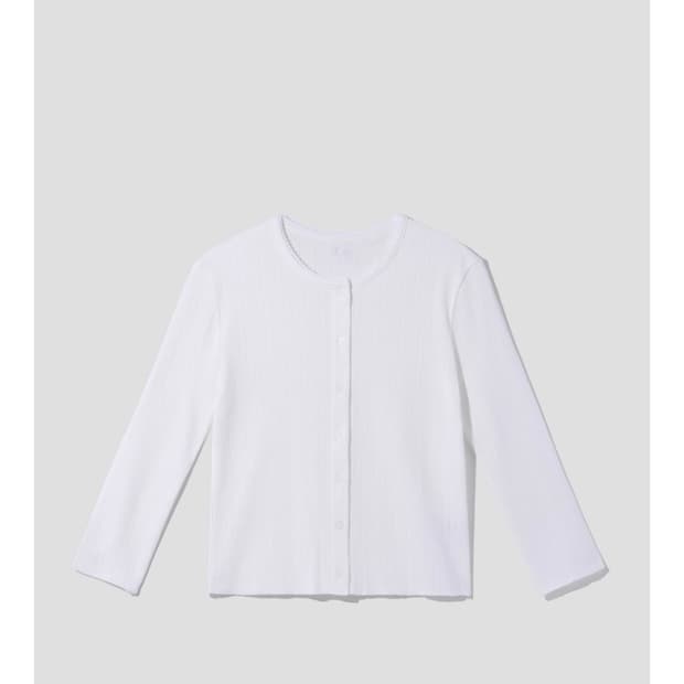 어텐즈 Archie Punching Cardigan (White)