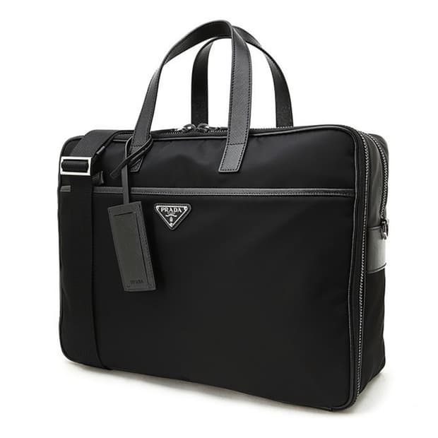 프라다 리나일론 브리프케이스 os 블랙