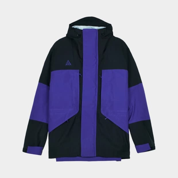 나이키 ACG 고어텍스 자켓 블랙 코트 퍼플
