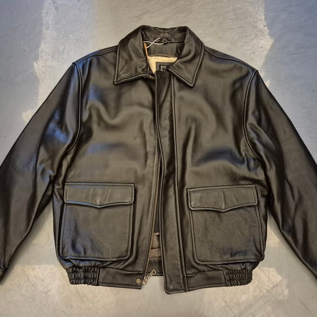 JOS A BANK TYPE A-2 레더 자켓
