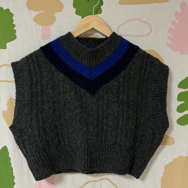 빔즈 울 조끼 베스트