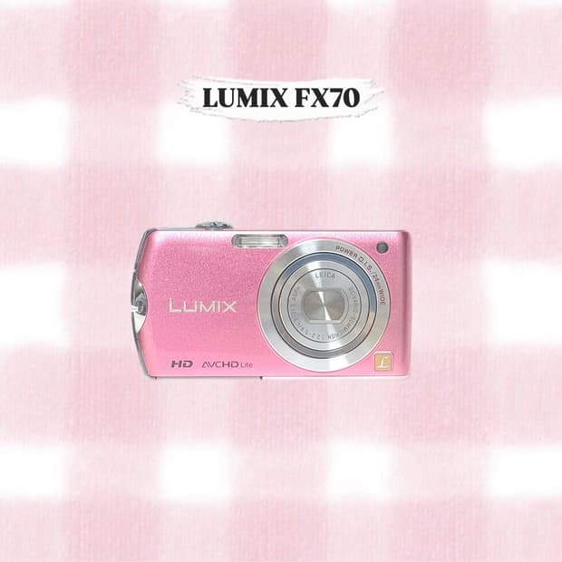 파나소닉 루믹스 FX70 베이비핑크 빈티지디카