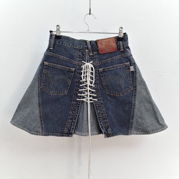 Hysteric Glamour kinky eyelet skirt