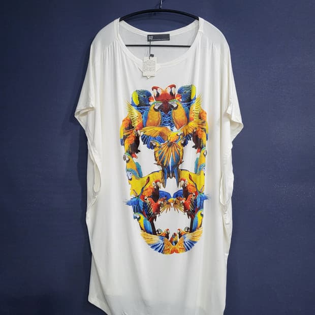 SLY 프린팅 프리 면티(새상품)일본판