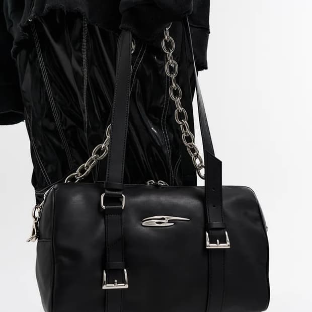 [새상품] LEEY 벨트 토트 백 블랙 (현 YEEL)