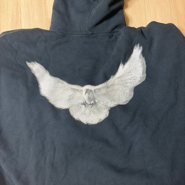 이지갭 도브 발렌시아가 후드 워시드 블랙