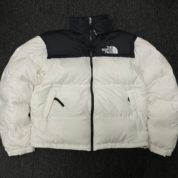 노스페이스 에코1996 눕시 패딩 화이트