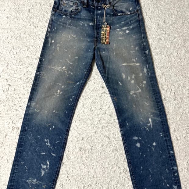 RRL 디스트레스트 진 스트레이트 / 32/30