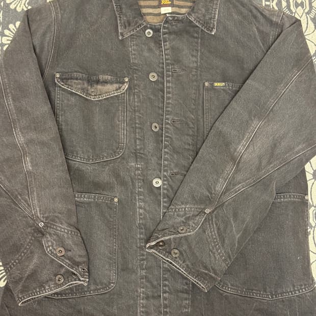 RRL 더블알엘 코듀로이 칼라 데님 자켓 L