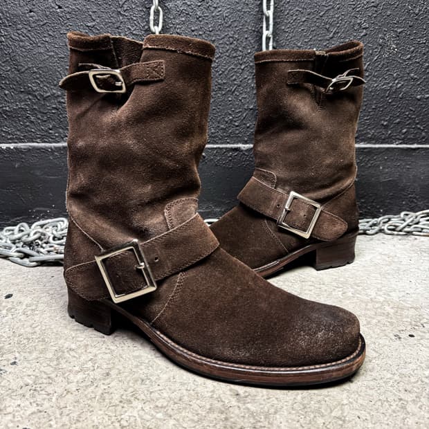 whoop-de-doo Suede Engineer Boots