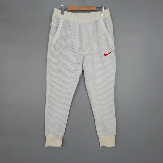 나이키 Nike 메시 드로우스트링 팬츠 화이트 XL