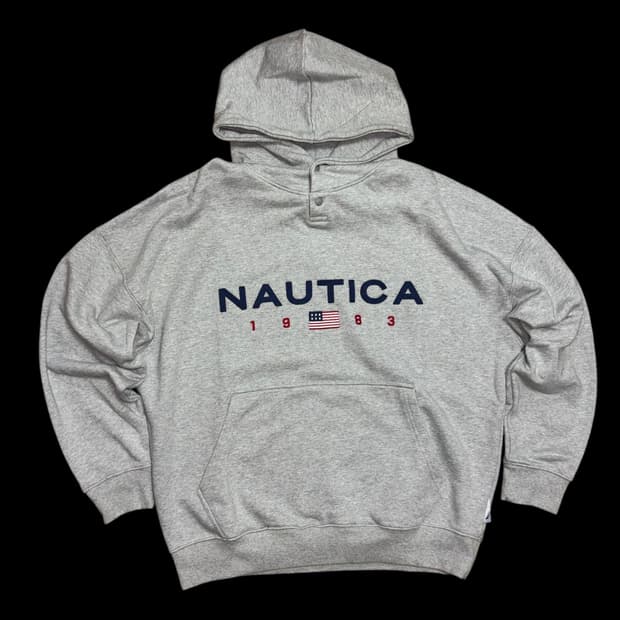 nautica 노티카 83 플래그 후드티