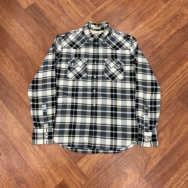 리바이스 체크 웨스턴 셔츠