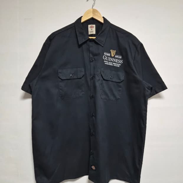 디키즈Dickies 투포켓 워크 반팔 셔츠 XL - S374