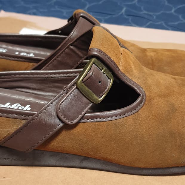 락피쉬 웨더웨어 푸카 스웨이드 블로퍼 초코 (240)