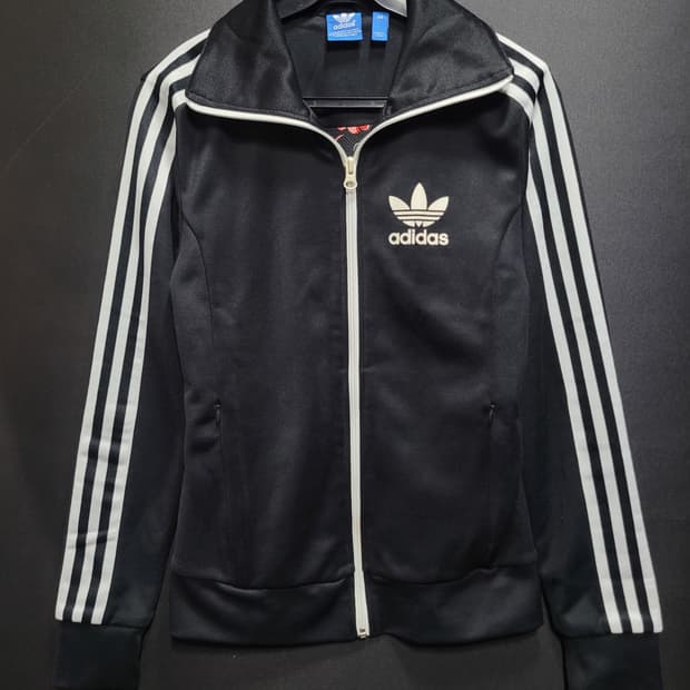 아디다스 불꽃 파이어버드 검흰 유로파 TT 트랙탑 져지 