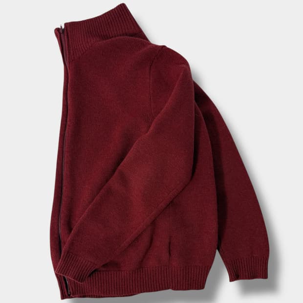 폴로 랄프로렌 90‘s 루즈핏 램스울 니트 집업