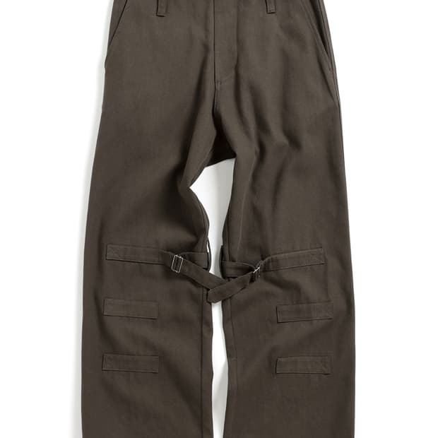 해칭룸 본디지팬츠 머드카키