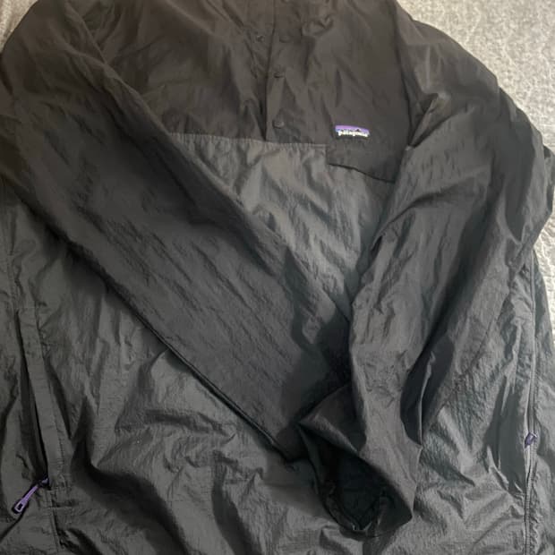 파타고니아 후디니 스냅티 블랙 L