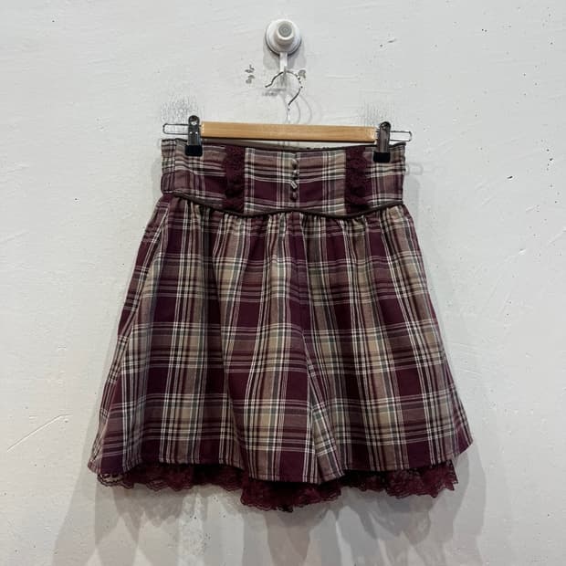 액시즈팜 레이스 큐롯팬츠