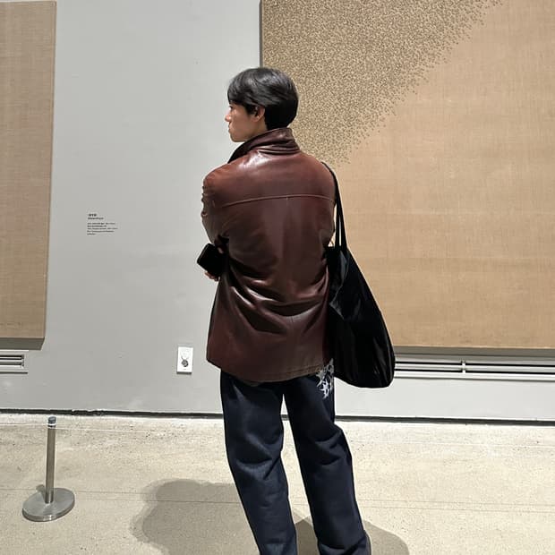 입생로랑 레더자켓