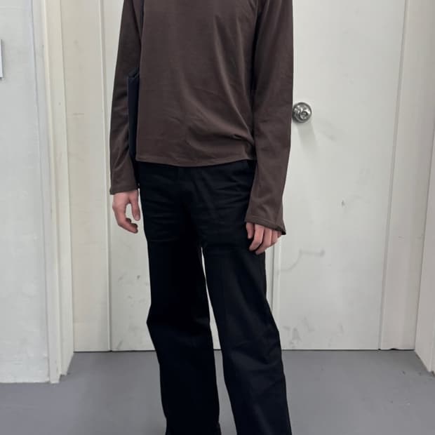 머듈 세미 롱슬리브 브라운 2