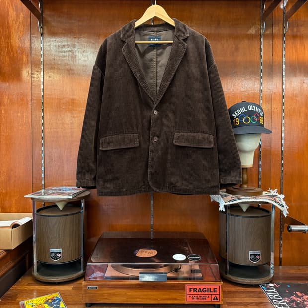 빔즈 하트 코듀로이 2버튼 자켓 [ 100 ]